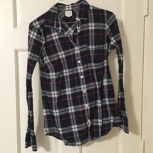 J. Crew plaid button down shirt - Picture 1 of 2